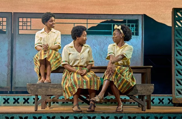 Francesca Amewudah-Rivers, Bola Akeju and Tara Tijani in School Girls