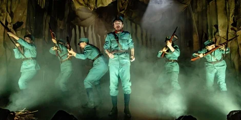 The cast of Franz & Marie at Charing Cross Theatre
