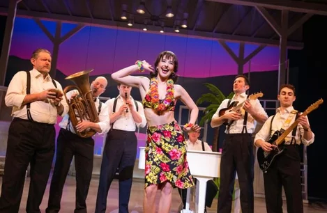 Georgina Castle and the Kellermans Band in Dirty Dancing at the Dominion Theatre