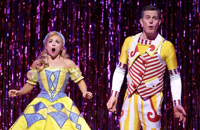 Sophie Isaacs and Matt Baker in Goldilocks and the Three Bears at the London Palladium