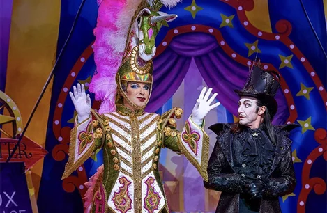 Julian Clary and Paul O'Grady in Goldilocks and the Three Bears at the London Palladium