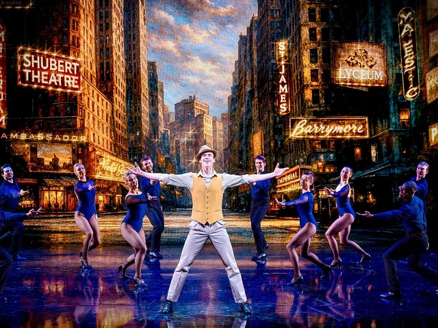 RJ Higton and the company of Gotta Dance!