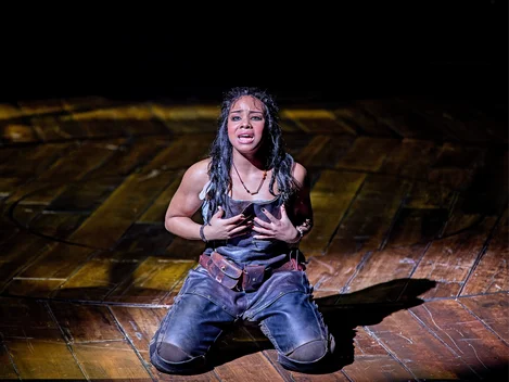 Fayth Ifil stars as Eurydice in Hadestown