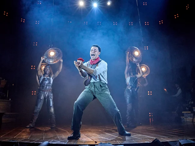 Marley Fenton plays Orpheus in the London production of Hadestown