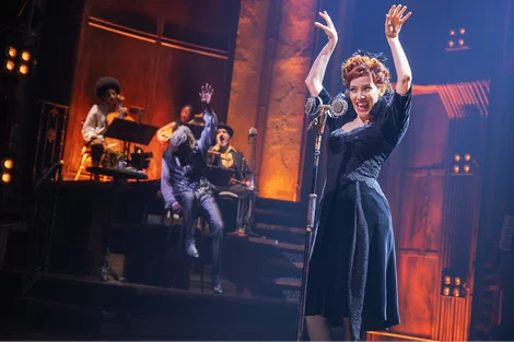 Gaby Moreno as Persephone in Hadestown on Broadway