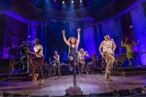 The Broadway cast of Hadestown