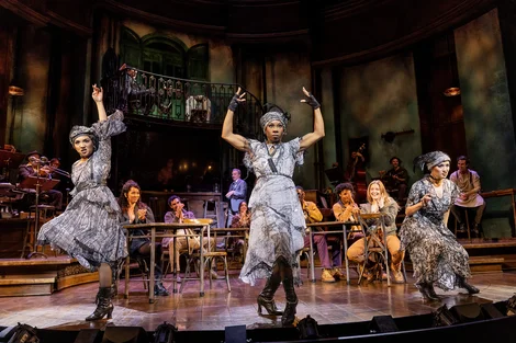 The Fates in Hadestown Broadway