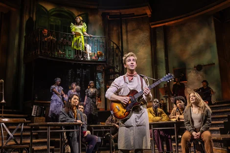 Kayko as Orpheus in Hadestown Broadway