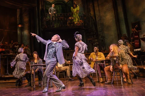 Norbert Leo Butz stars as Hermes in Hadestown on Broadway