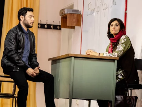 Hadi Tabbal and Marjan Meshat in English on Broadway