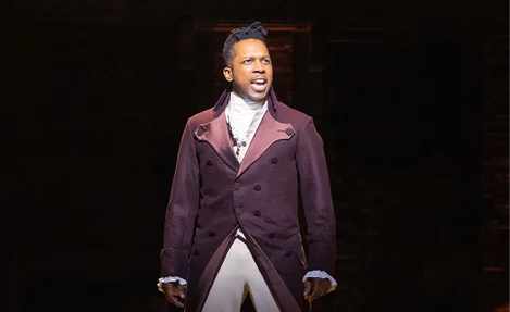 Leslie Odom Jr in Hamilton
