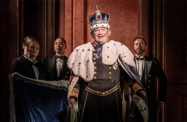 Harry Enfield (Prince Charles) in The Windsors: Endgame at Prince of Wales Theatre