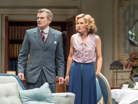 Hay Fever runs at London's Wyndham's Theatre