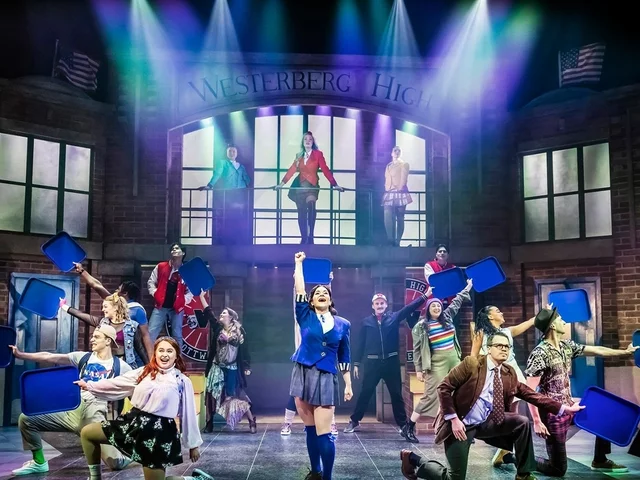 The cast of Heathers The Musical