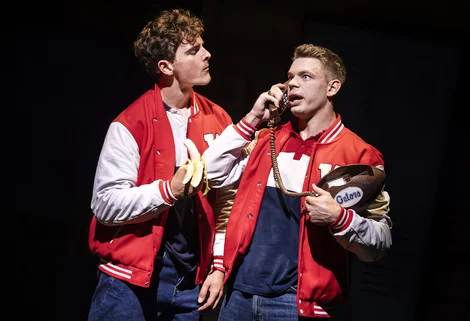 Beau Jackson and John Gurdían in Heathers the Musical