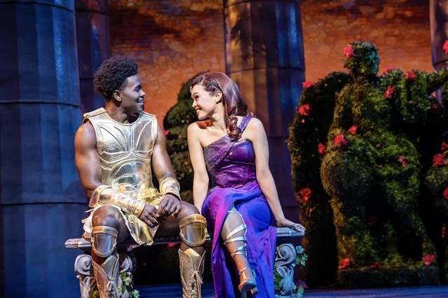 Bradley Gibson and Mae Ann Jorolan in Disney's Hercules