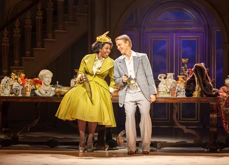 Carly Mercedes Dyer (Liz Imbrie) and Freddie Fox (Mike Connor) star in High Society in London