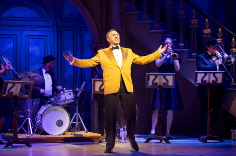 Nigel Lindsay plays Uncle Willie in High Society at the Barbican Theatre, London