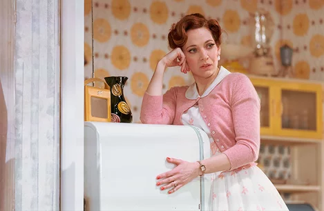 Katherine Parkinson in Home, I'm Darling at Duke of York's Theatre London