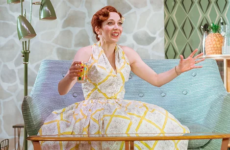 Katherine Parkinson in Home, I'm Darling at Duke of York's Theatre London