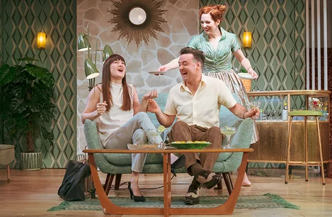 Katherine Parkinson and Cast in Home, I'm Darling at Duke of York's Theatre London