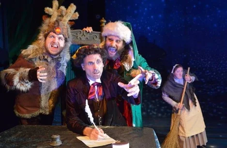 Cast of Horrible Christmas at Alexandra Palace Theatre