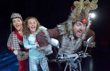Cast of Horrible Christmas at Alexandra Palace Theatre