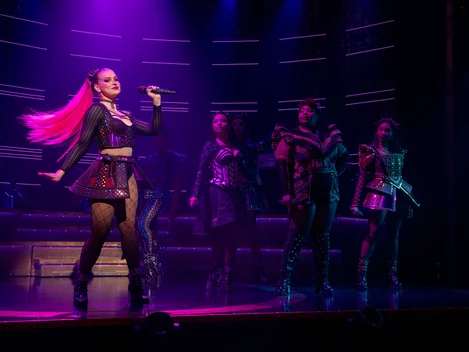 Katherine Howard (Abigail Barlow) in Six on Broadway