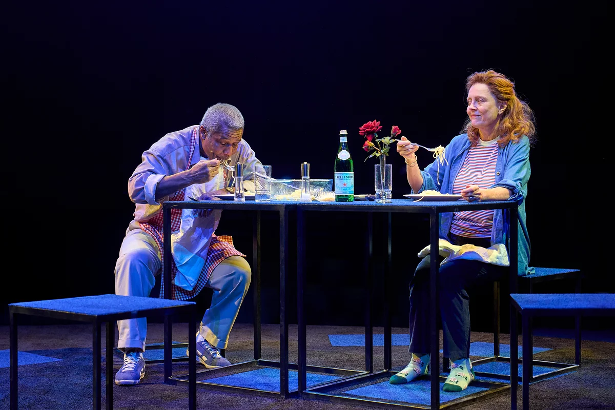 Hugh Quarshie and Susan Sarandon in Mary Page Marlowe