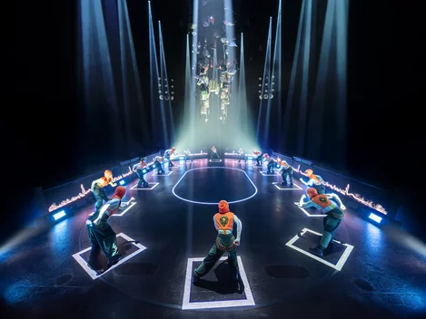 Hunger Games begin in The Hunger Games on stage
