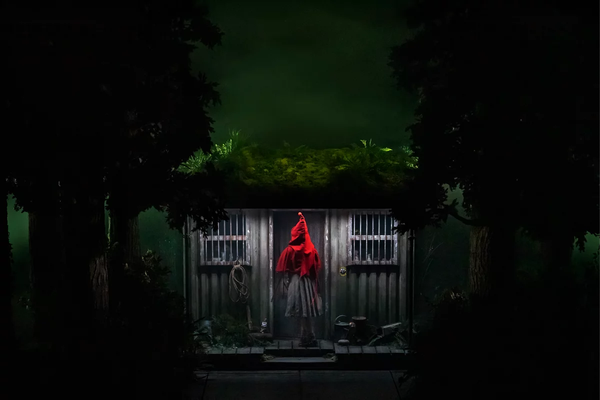 Little Red Ridinghood in Into The Woods at the Bridge Theatre