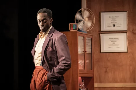Ivanno Jeremiah as Sidney Poitier in Retrograde
