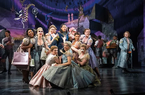 Ivano Turco (Prince Sebastian) and ensemble of Andrew Lloyd Webber's Cinderella
