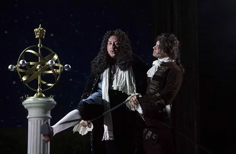 Jasper Britton and Dominic Cooper in The Libertine