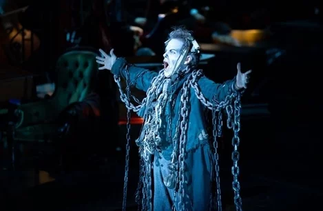 Jeremy Secomb as Jacob Marley in A Christmas Carol at the Dominion Theatre
