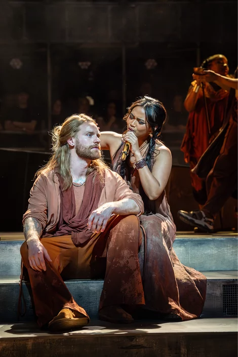 Sam Ryder and Desmonda Cathabel in Jesus Christ Superstar