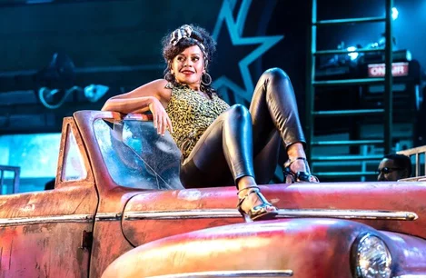 Jocasta Almgill as Rizzo in Grease