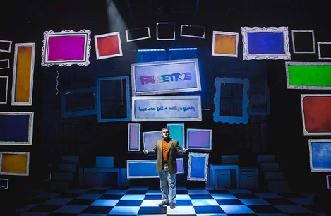 Joel Montague in Falsettos at The Other Palace