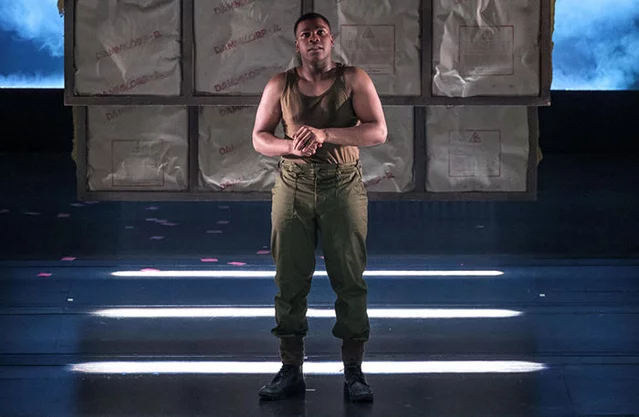John Boyega as Woyzeck at the London Old Vic