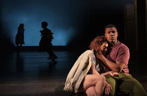 John Boyega as Woyzeck - Sarah Greene as Marie - London Play