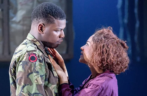 John Boyega as Woyzeck - Sarah Greene as Marie - Old Vic 2017