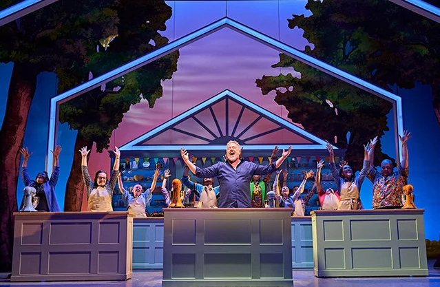 John Owen Jones as Phil Hollinghurst in The Great British Bake Off Musical