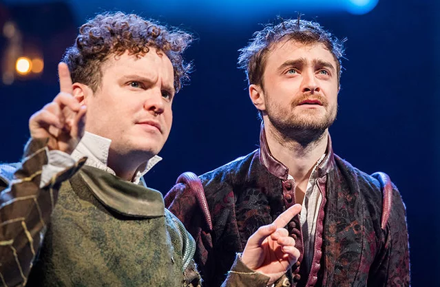 Joshua McGuire and Daniel Radcliffe at the Old Vic - 2017