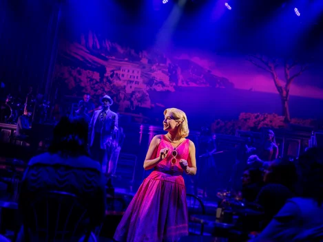 Carrie St Louis plays Sandra Dee in Just in Time on Broadway