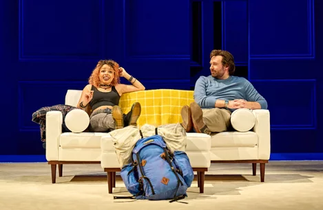 Karise Yansen and James McArdle in The Real Thing