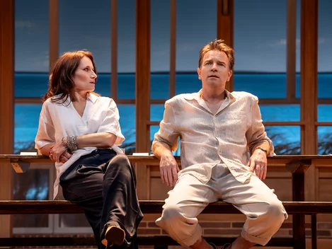 Kate Fleetwood and Ewan McGregor in My Master Builder