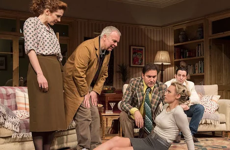 Katherine Parkinson as Eleanor, Steve Pemberton as Brian, Rufus Jones as Richard, Emily Berrington as Lisa and Ralf Litte as Nick