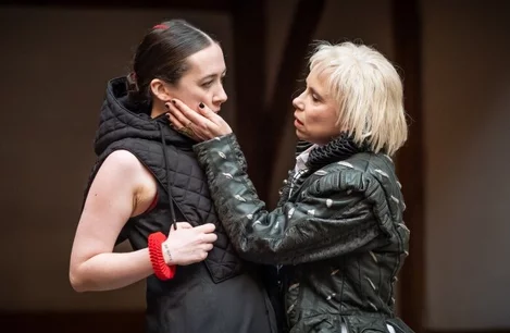 Katie Erich and Michelle Terry in Richard III