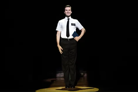Kevin Clay as Elder Price in The Book of Mormon Broadway