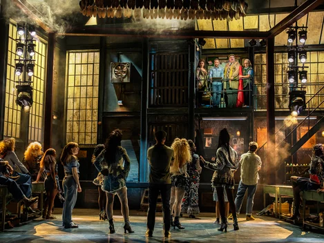 The cast of Kinky Boots at the London Coliseum